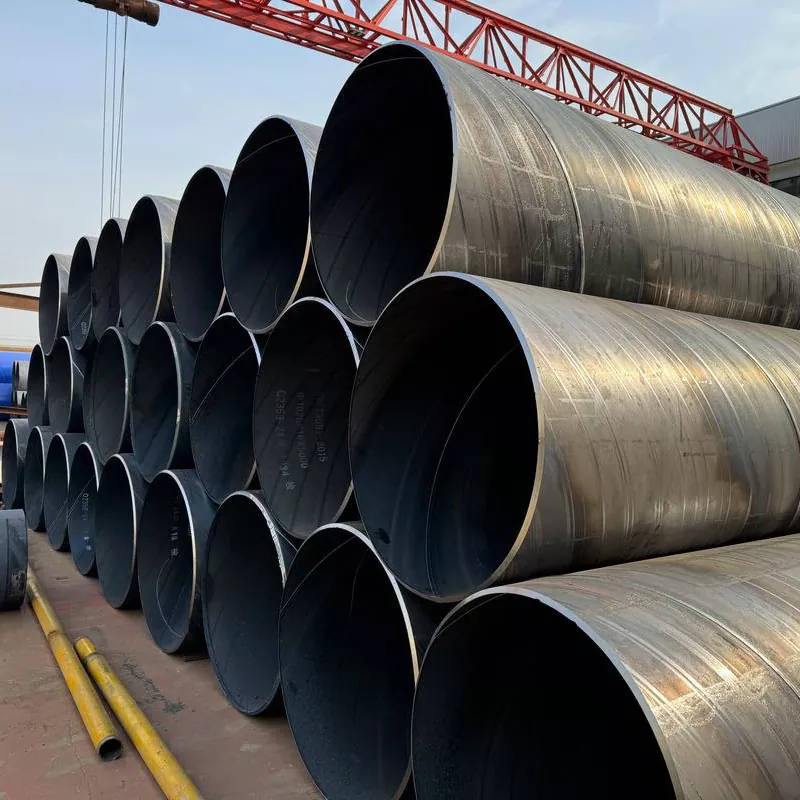 검은 나선형 용접 파이프