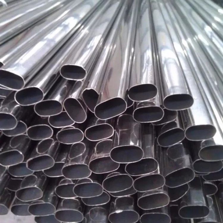 Galvanized elliptical steel pipe