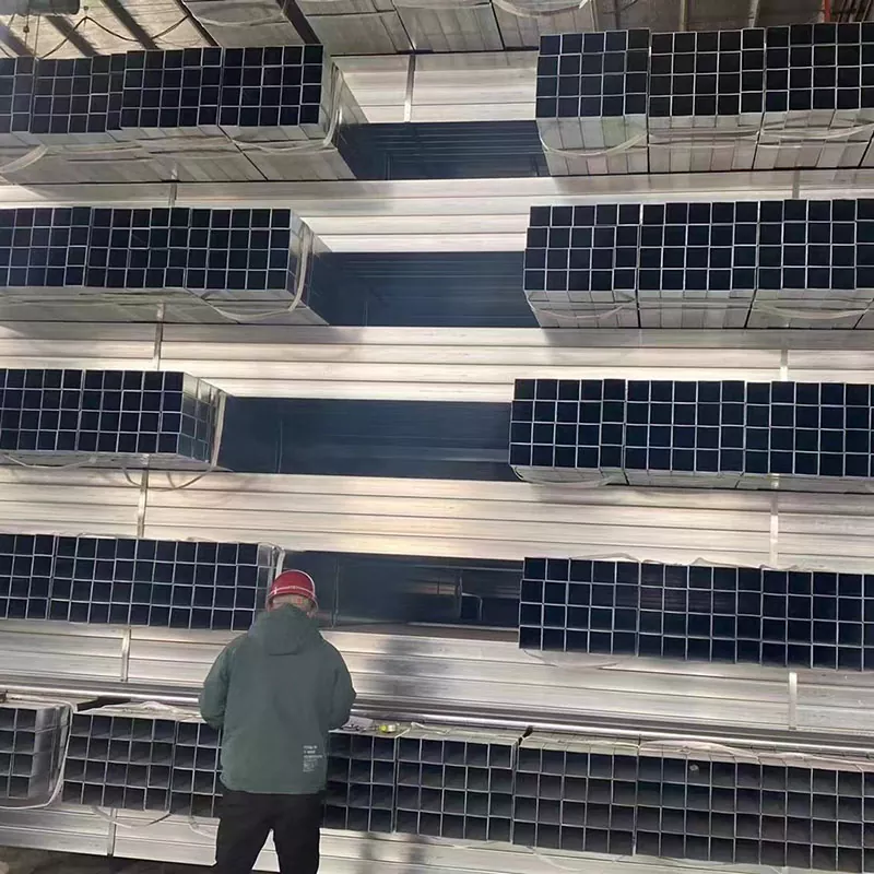 작은 직경의 아연 도금 사각 튜브